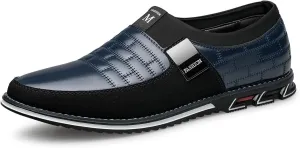 Men's Dress Shoes Wide Width, Comfort Dress Sneakers Men Fashion Business Casual Oxford Shoes Soft Loafers Derby Shoe for Office Working Driving Walking