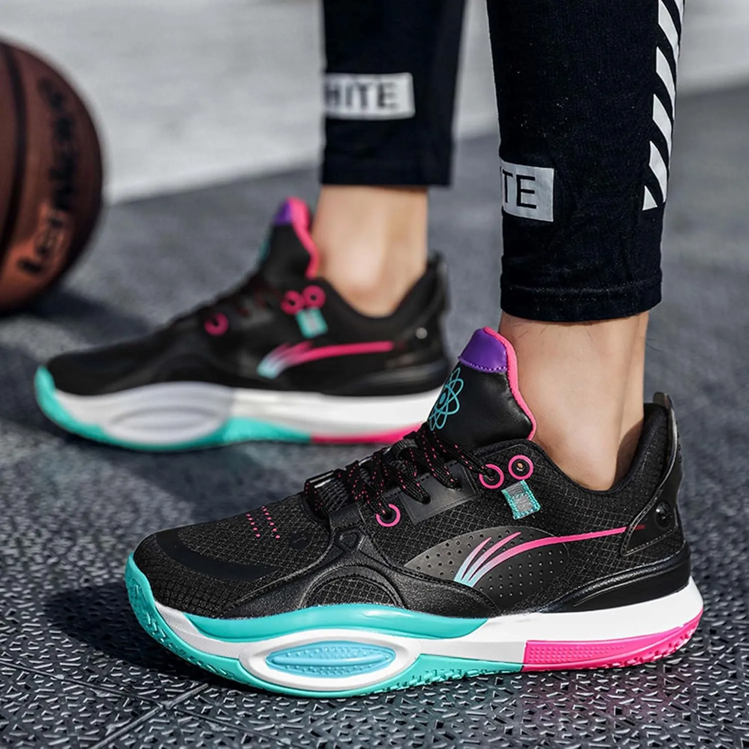 Men's Fashion Basketball Shoes Teenage Non-Slip Rebound Training Running Sneakers Women's Outdoor Casual Sports Fitness Tennis Shoes