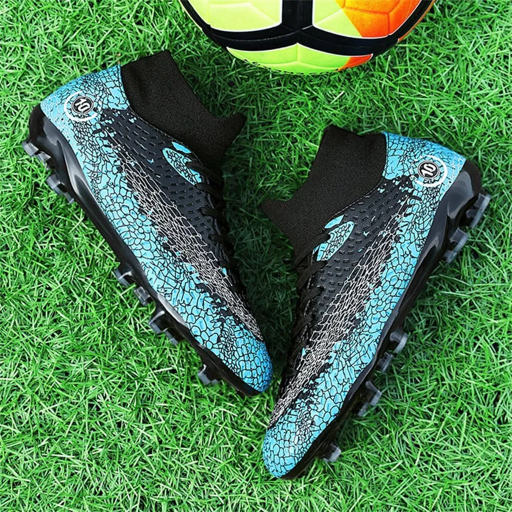 Men's Football Boots Spikes High Top Unisex Outdoor/Indoor Training Sneakers - Lawn Outdoor Youth Football Boots