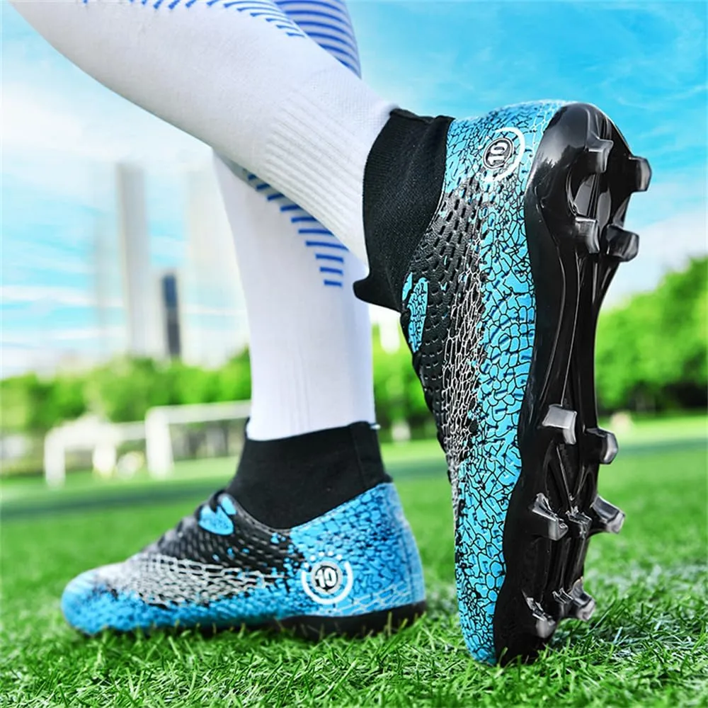 Men's Football Boots Spikes High Top Unisex Outdoor/Indoor Training Sneakers - Lawn Outdoor Youth Football Boots