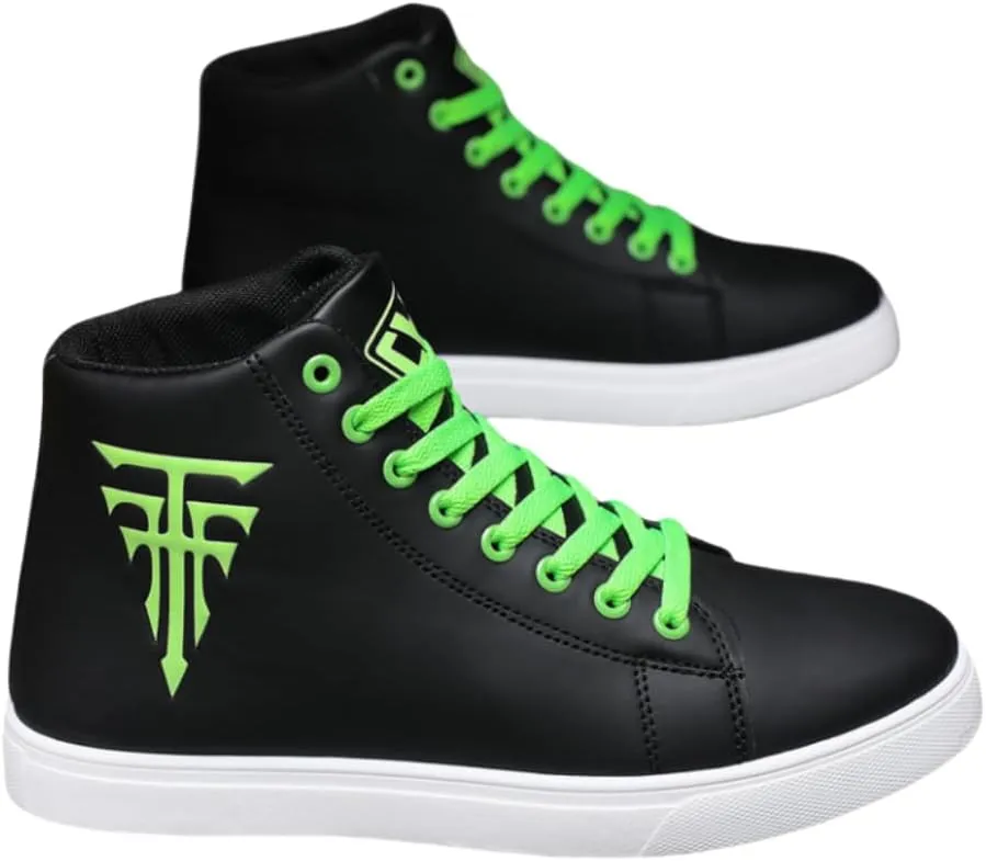 Men's Invisible Height Increasing Elevator Shoes,Men's High Top Canvas Sneakers,Winter Windproof and Breathable Lace-up Sneakers