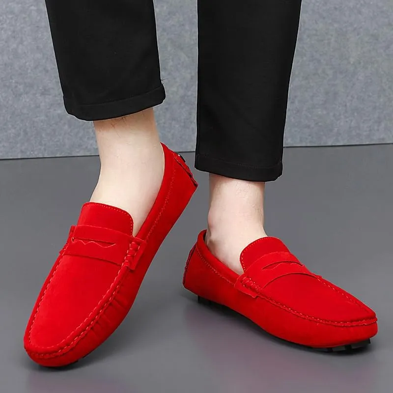 Men's Loafer Shoes, Driving Shoes, Comfy Non-Slip Slip on Shoes, Men's Footwear, All Seasons
