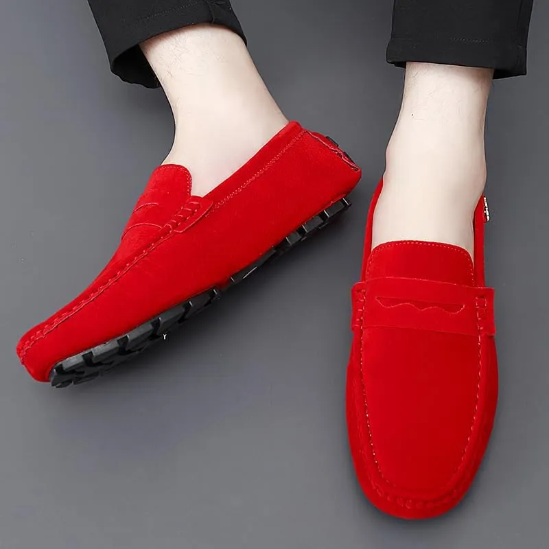 Men's Loafer Shoes, Driving Shoes, Comfy Non-Slip Slip on Shoes, Men's Footwear, All Seasons