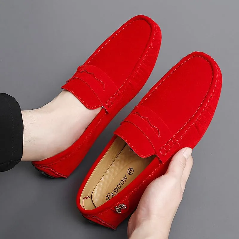 Men's Loafer Shoes, Driving Shoes, Comfy Non-Slip Slip on Shoes, Men's Footwear, All Seasons