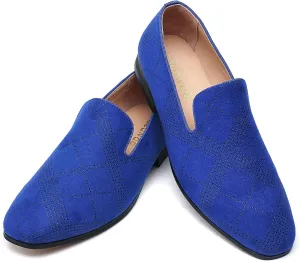 Men's Loafers Mens Slip-on Casual Shoes, Breathable Knit Mesh Fabric Shoes for Men, Driving Fashion Business Woven Shoes