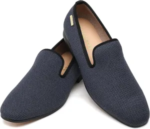 Men's Loafers Mens Slip-on Casual Shoes, Breathable Knit Mesh Fabric Shoes for Men, Driving Fashion Business Woven Shoes