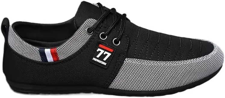 Men's Low Top Casual Shoes for Outdoor Street Walking Traveling - Non Slip Comfy Breathable Retro Sneakers for All Seasons