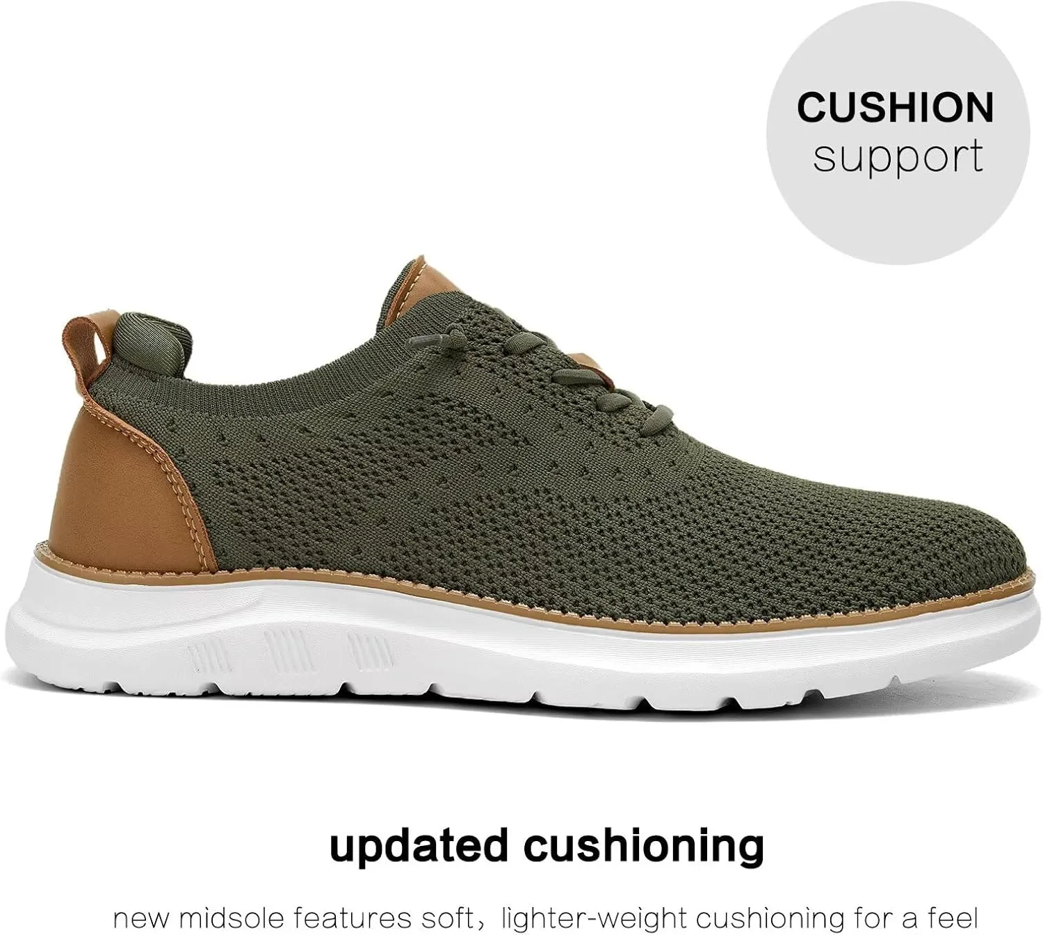 Men's Mesh Sneakers Oxfords Lace-Up Lightweight Casual Walking Shoes Driving Shoes