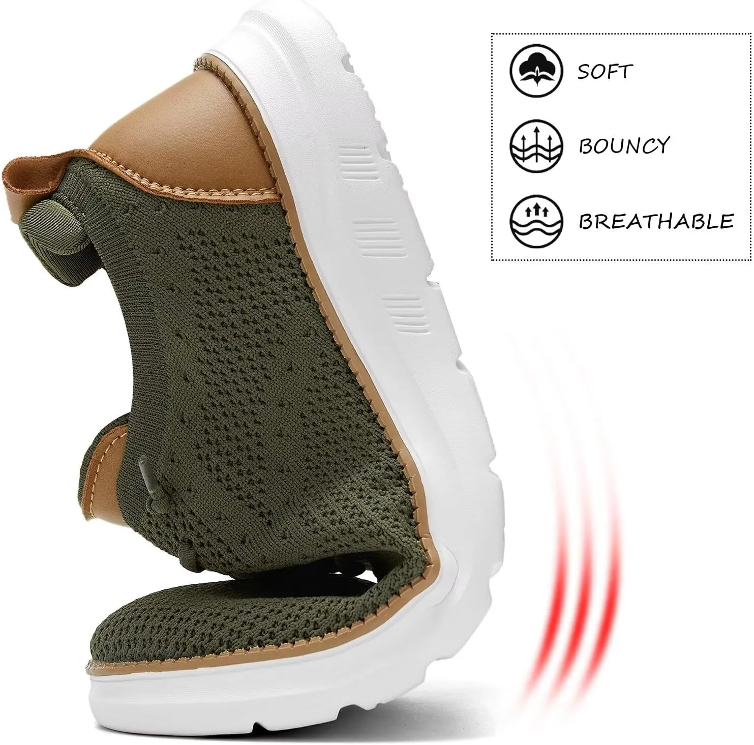 Men's Mesh Sneakers Oxfords Lace-Up Lightweight Casual Walking Shoes Driving Shoes