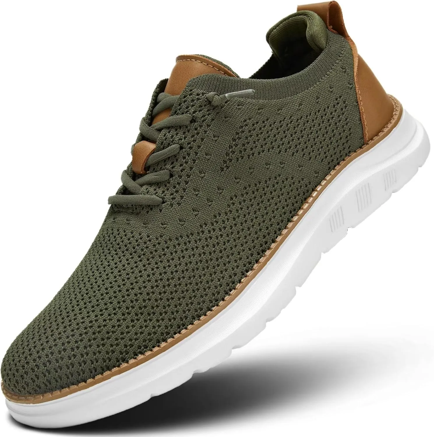 Men's Mesh Sneakers Oxfords Lace-Up Lightweight Casual Walking Shoes Driving Shoes