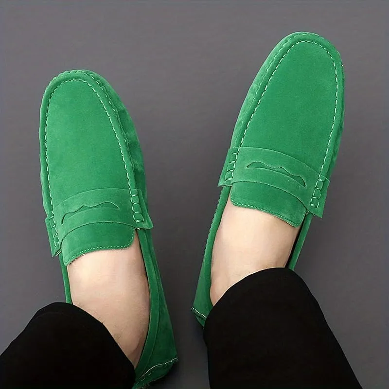 Men's Moccasins Penny Loafer Shoes, Driving Shoes, Comfy Non-Slip Slip On Shoes, Men's Footwear, All Seasons