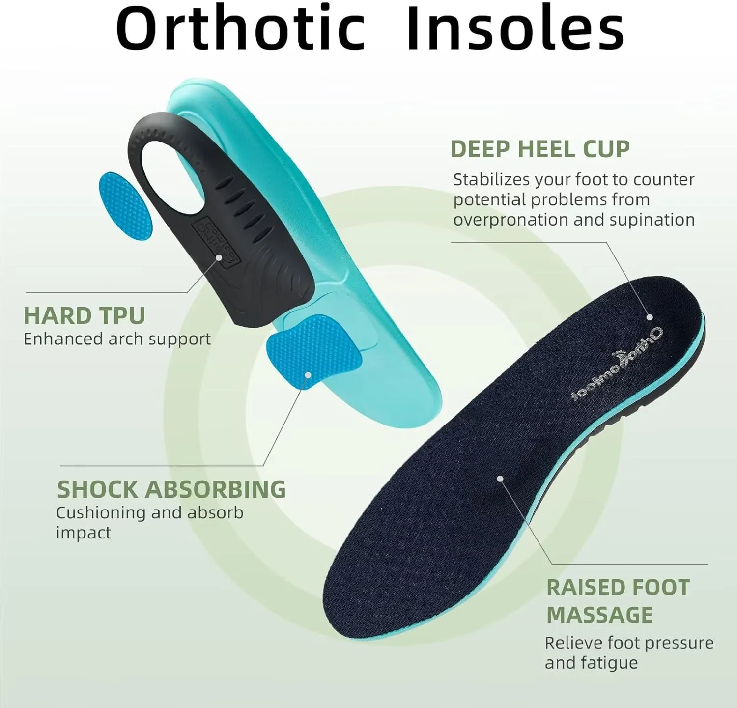Men's Orthopedic Slip On Loafers with Arch Support: Comfortable Plantar Fasciitis Orthotic Shoes for Plantar Fasciitis, Canvas Thick Sole Walking Shoes for Foot and Heel Pain Relief