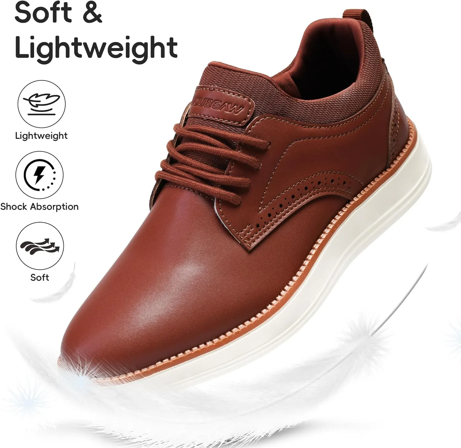 Mens Oxfords Shoes, Slip On Classic Fashion Casual Dress Business Shoes Lightweight Comfortable Walking Running Sneakers for Men