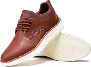 Mens Oxfords Shoes, Slip On Classic Fashion Casual Dress Business Shoes Lightweight Comfortable Walking Running Sneakers for Men
