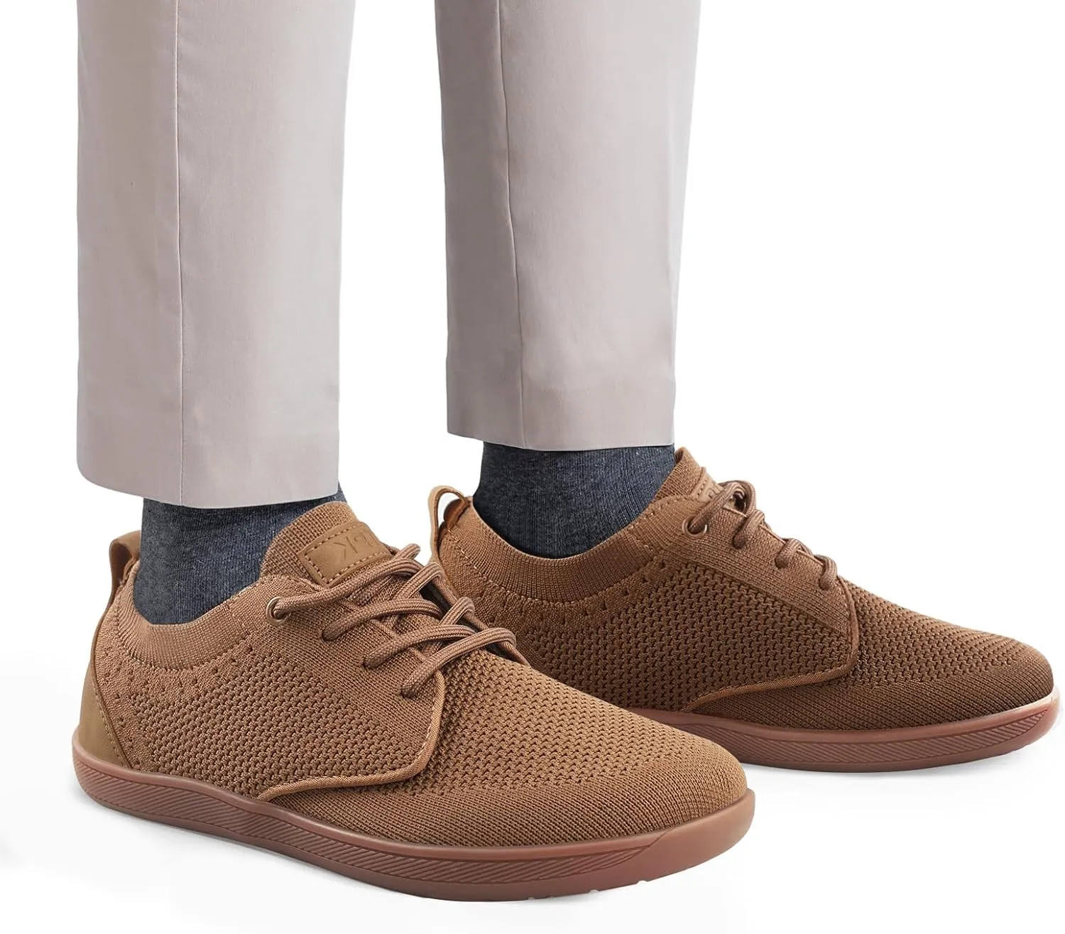 Men's Oxfords Shoes Wide Toe Box Dress Sneakers Fashion Business Casual Shoes Barefoot Zero Drop Walking Shoes