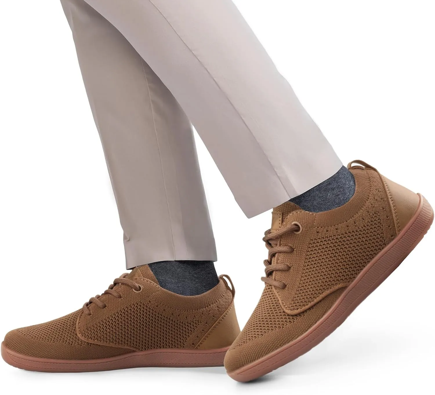 Men's Oxfords Shoes Wide Toe Box Dress Sneakers Fashion Business Casual Shoes Barefoot Zero Drop Walking Shoes