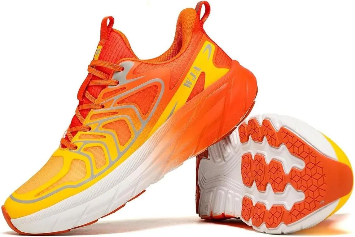 Men's Road-Running-Shoes Walking Fashion Athletic Sneakers Comfort Lightweight Working Gym Mesh Shoes.