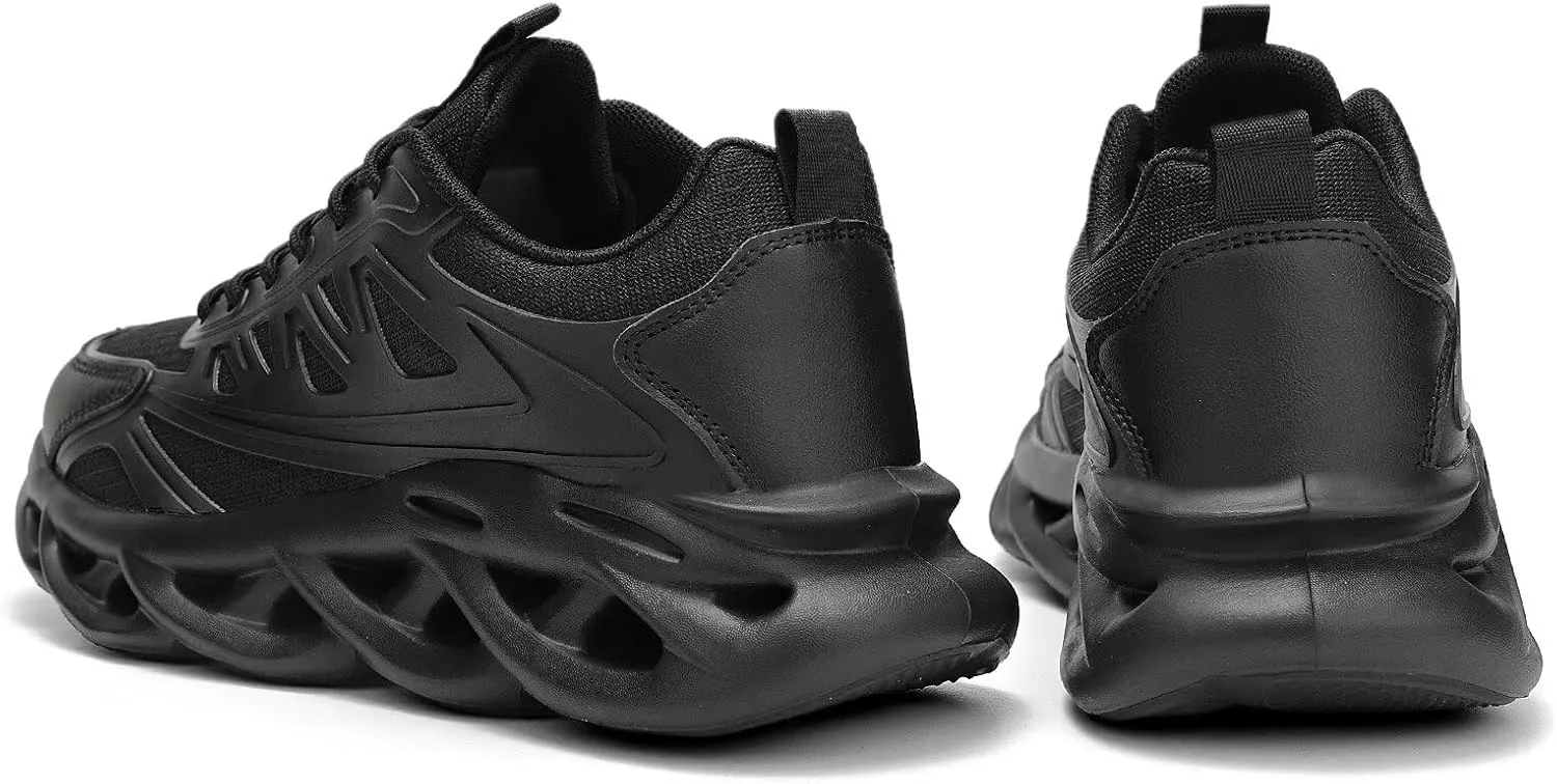 Men's Road-Running-Shoes Walking Fashion Athletic Sneakers Working Gym Comfort Lightweight Mesh Soft Sole Shoes
