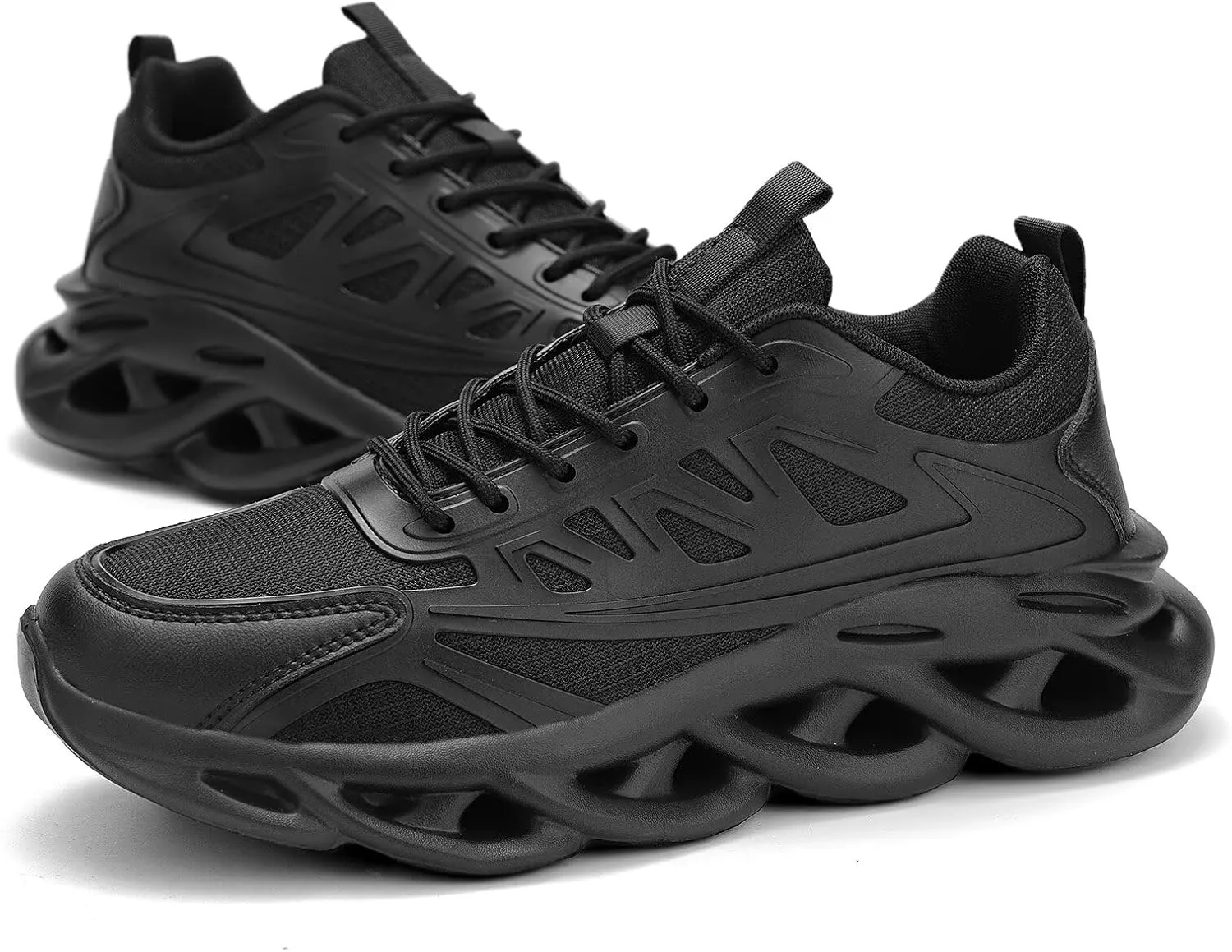 Men's Road-Running-Shoes Walking Fashion Athletic Sneakers Working Gym Comfort Lightweight Mesh Soft Sole Shoes