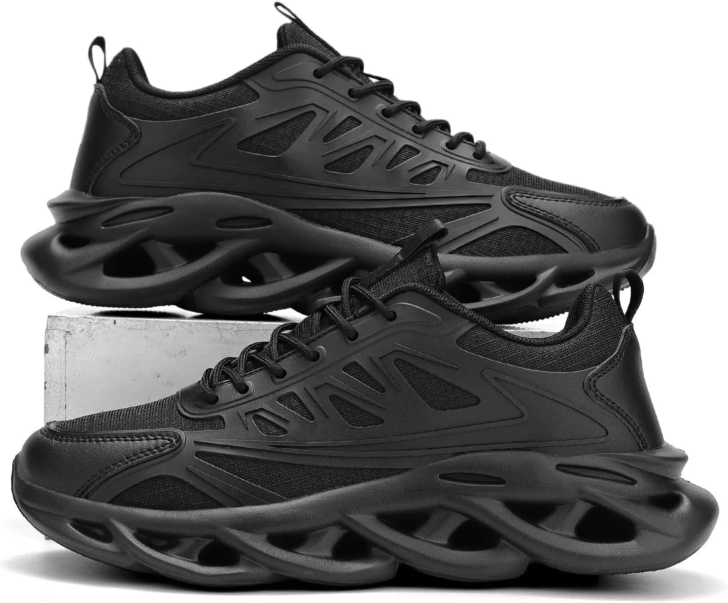 Men's Road-Running-Shoes Walking Fashion Athletic Sneakers Working Gym Comfort Lightweight Mesh Soft Sole Shoes