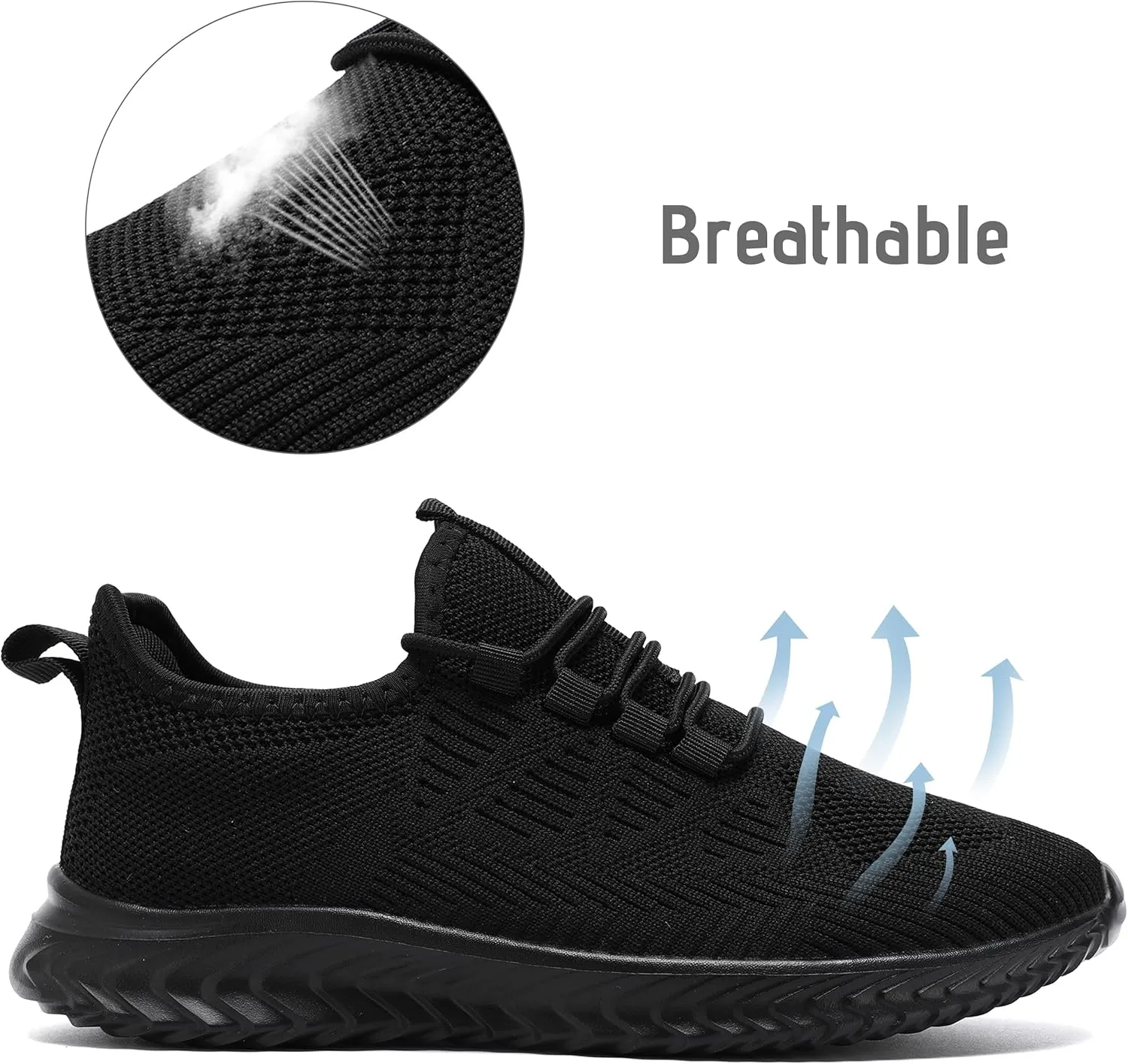 Mens Running Shoes Tennis Shoes Walking Gym Sneakers Lightweight Non Slip Mesh Casual Workout Sneakers