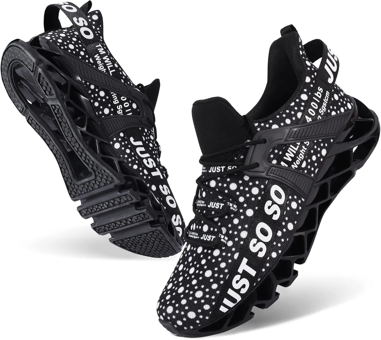 Mens Running Shoes Walking Non Slip Blade Type Sneakers