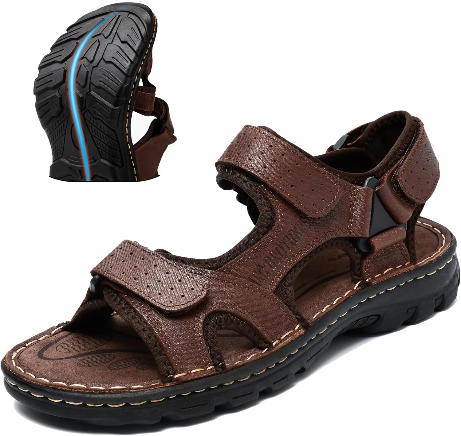 Men's Sandals Non-slip Water Sandals Comfortable Sport Sandals Open Toe Casual Beach Sandals