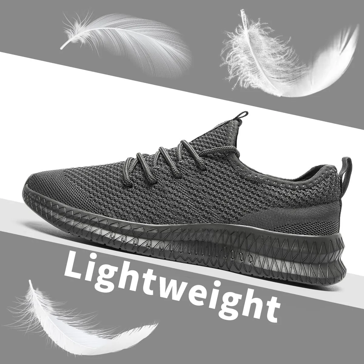 Men's Shoes Running Walking Sneakers Casual Tennis Slip on Shoes Lightweight Breathable Fashion Comfortable Workout Athletic for Shoes Gym Sport