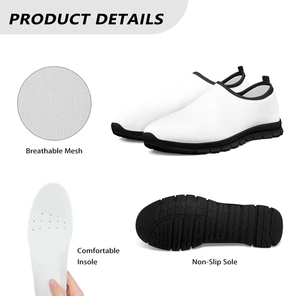 Mens Slip On Shoes Casual for Gym Exercise Shoes for Men Sneakers Size 5-14