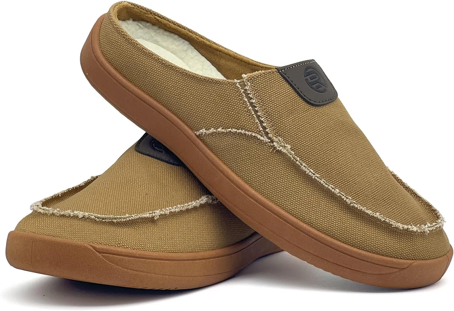 Men's Slip-on Shoes Wide Loafers Casual Winter Fuzzy Comfy Warm Slippers Walking Driving Shoes