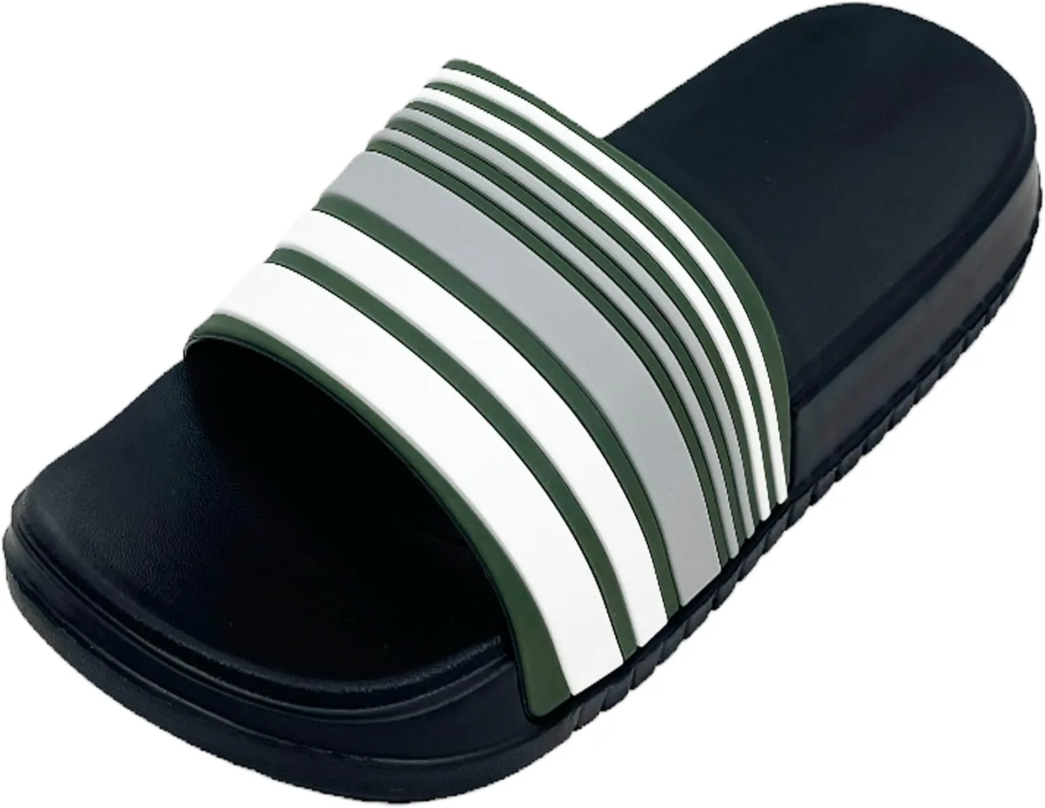 Men's Sport Slide Sandals Beach Home Indoor Outdoor Non Slip Shower Slippers