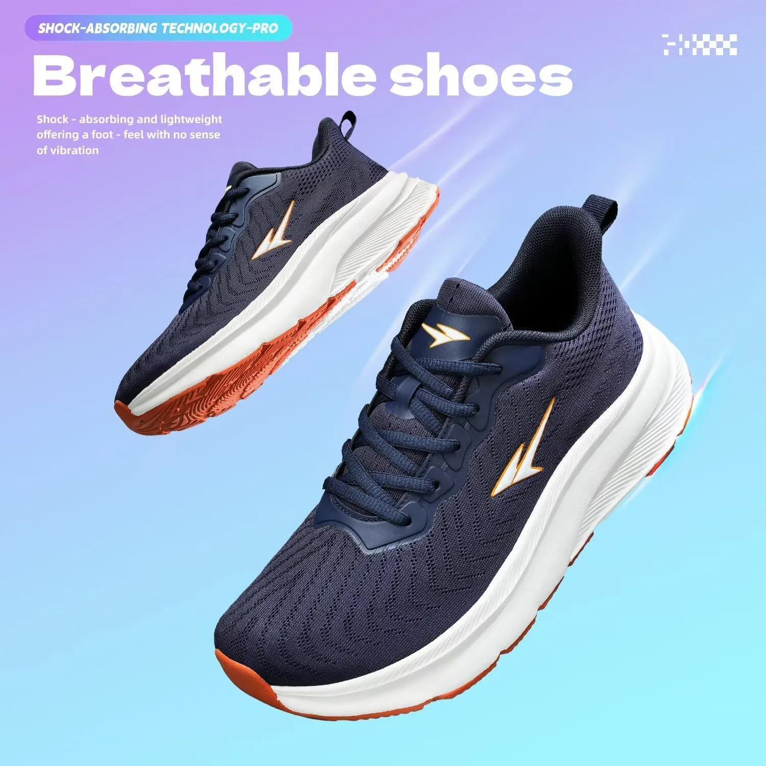 Men's Wide Toe Walking Shoes Casual Trail Running Sneakers Cross-Trainer Tennis Non Slip Athletic Gym Workout Soft Sole