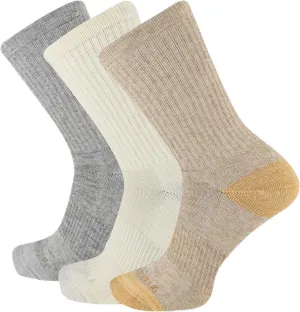 Merrell Unisex Adult Wool Everyday Hiking Crew Socks - 3 & 6 Pairs - Cushioned Moisture Wicking