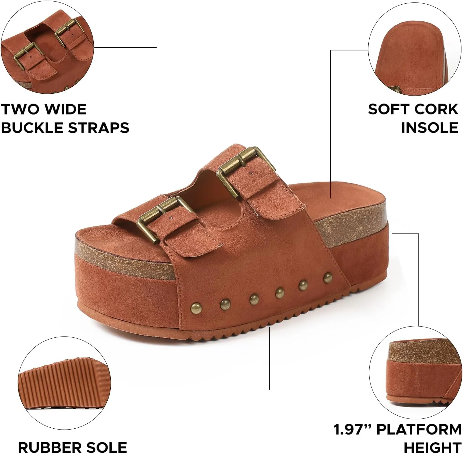 mikarka Raffia Platform Sandals for Women 2025: Resort Womens Sandals Comfortable - Summer Beach Sandals Buckle Straps Espadrilles Flatform Slides Mules