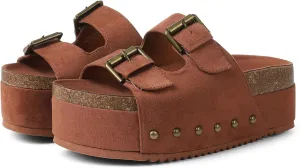 mikarka Raffia Platform Sandals for Women 2025: Resort Womens Sandals Comfortable - Summer Beach Sandals Buckle Straps Espadrilles Flatform Slides Mules