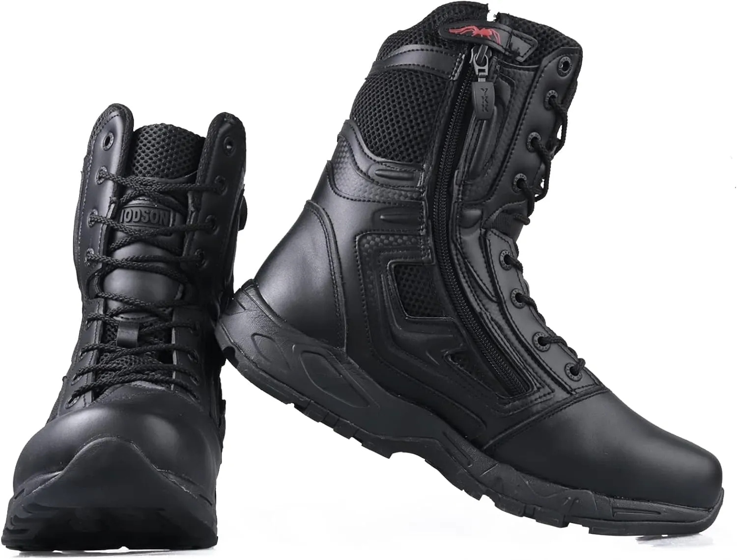 Military Boots for Men YKK Zipper Tactical Boots Lightweight Work Boots Breathable Desert Boots Comfortable Walk Boots Hiking Boots Security Boots