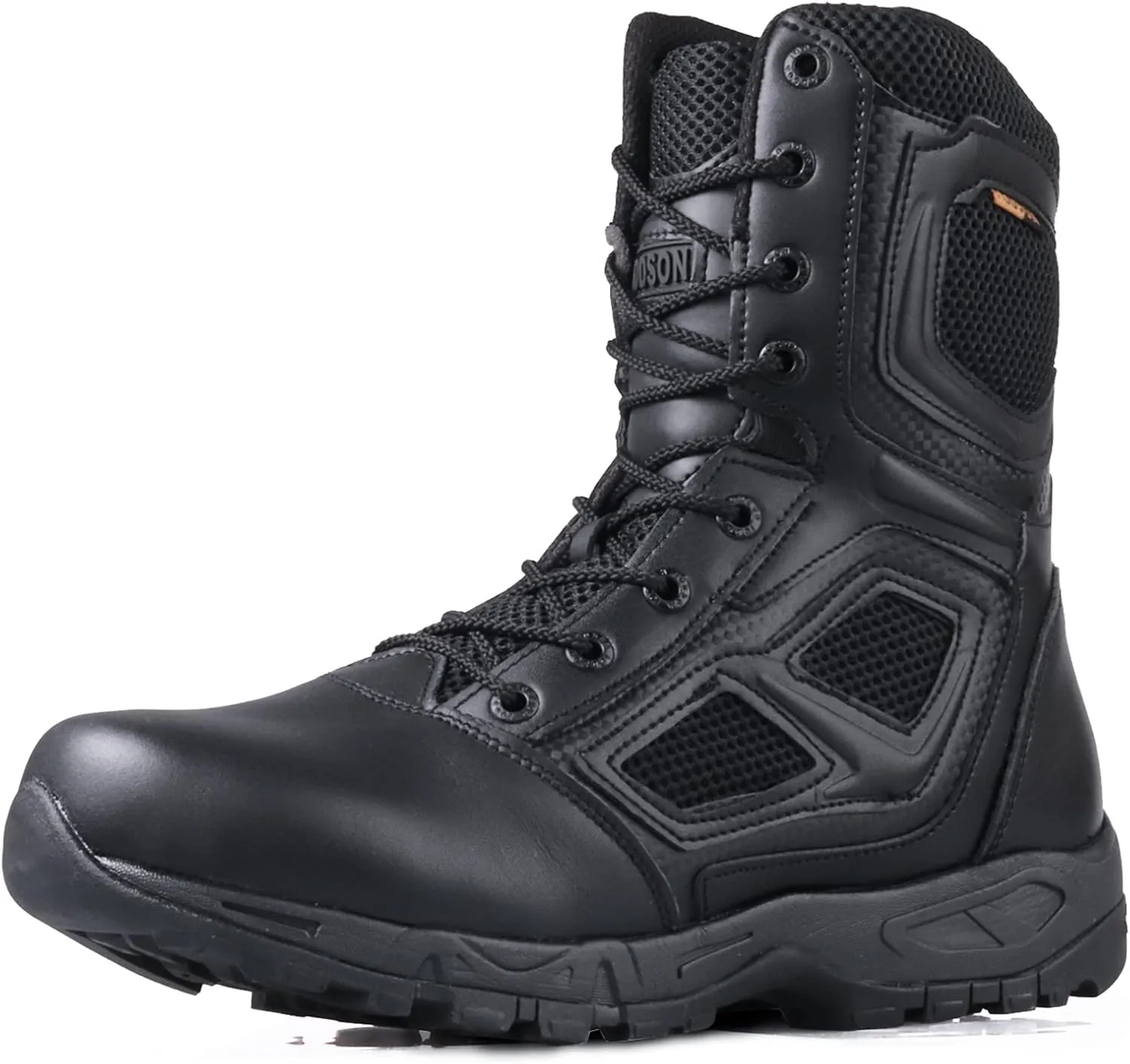 Military Boots for Men YKK Zipper Tactical Boots Lightweight Work Boots Breathable Desert Boots Comfortable Walk Boots Hiking Boots Security Boots