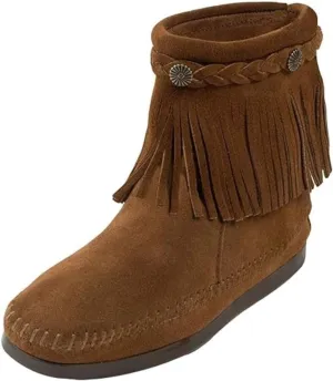 Minnetonka Women's High Top Back Zip Boots