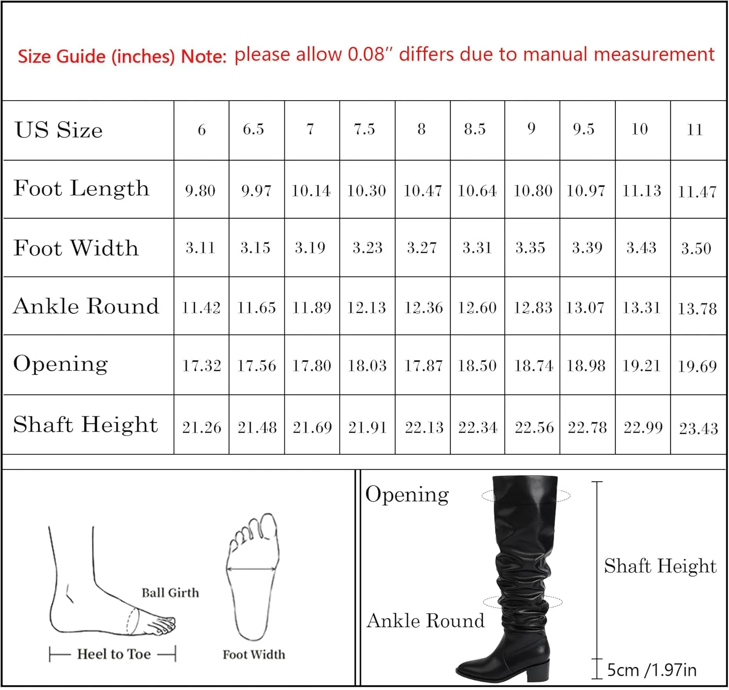 Modatope Knee High Boots for Women Chunky Heel Pull on Womens Slouchy Tall Boots Block Heel Thigh High Boots for Women