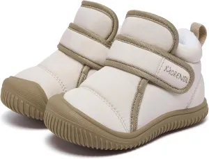 MORENDL Baby Winter Snow Boots for Infant Boys Girls Toddler Water-Resistant First Walker Shoes Warm Lining Soft Sole Anti-Slip Outdoor Booties