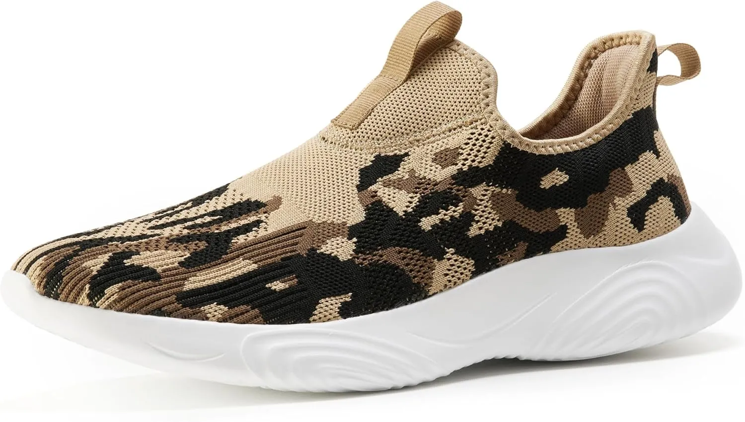 MRIP Mens Slip On Walking Shoes Lightweight Non Slip Gym Workout Running Shoes Mesh Breathable Cushion Fashion Tennis Athletic Casual Sneakers
