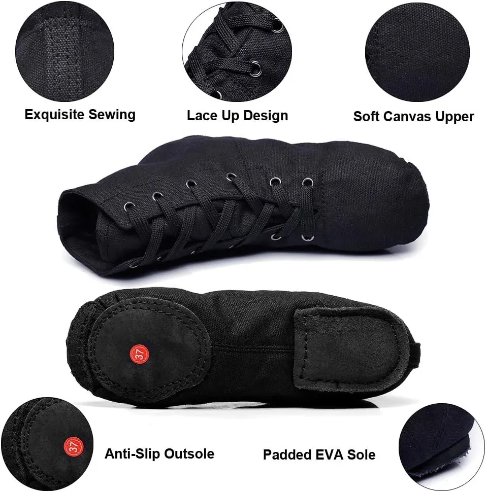 MSMAX Jazz Boot Shoes Women Character Shoes for Woman Ankle Boots for Men