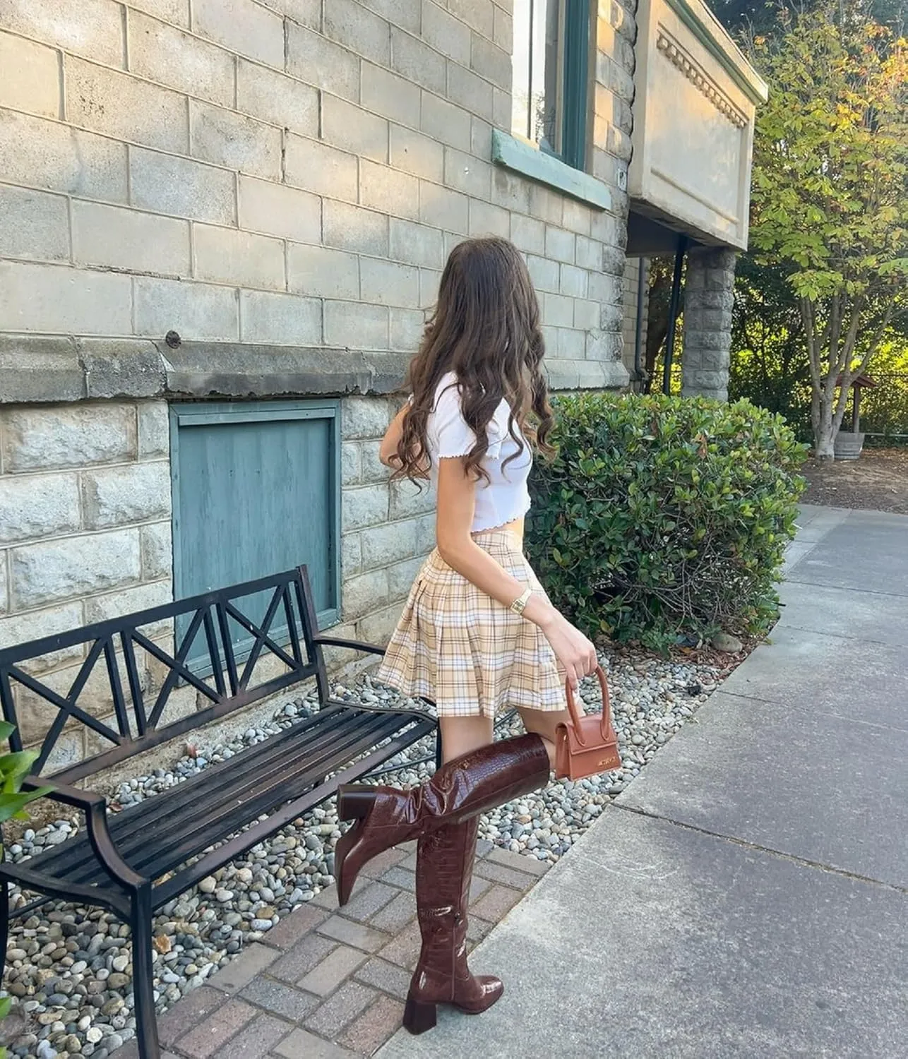 MUCCCUTE Knee High Boots for Women - Square Toe Chunky Block Heel Boots with Side Zipper Pull On Tall Boot
