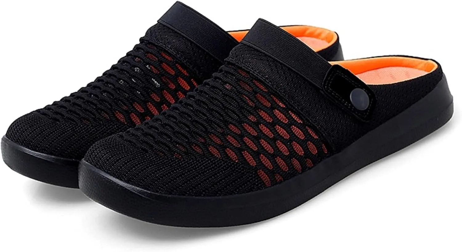 Mules Clogs for Women Orthopedic Air Cushion Platform Mesh Mules Breathable Slip-On Sandals Lightweight Walking Shoes Slippers Sandal Outdoor Slippers