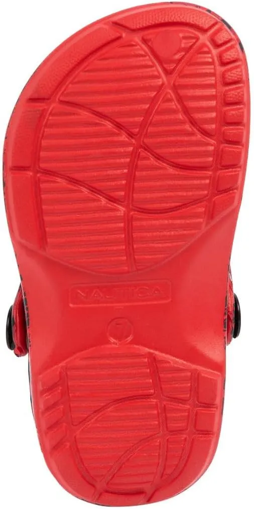 Nautica Kids Clog Sandals – Slip-On Lightweight Water Shoes with Adjustable Heel Strap – Comfortable EVA Slip-Resistant Clogs for Boys & Girls – Toddler & Youth Sizes