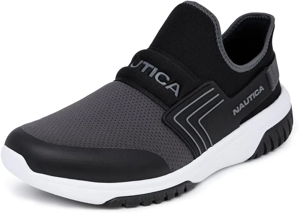 Nautica Men's Slip-On Sneakers – Casual Fashion Shoes for Walking, in Medium & Wide Widths
