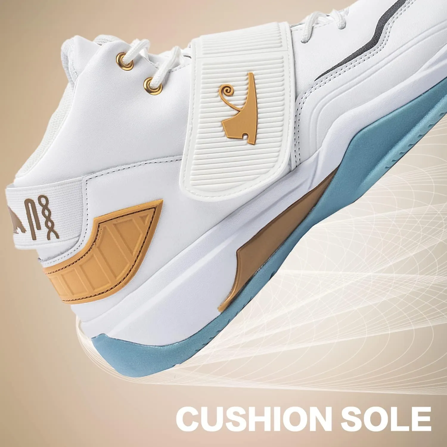 Negash Mens Basketball Shoes Non Slip Low Top Sneakers Breathable Cushioning Sports Shoes for Men