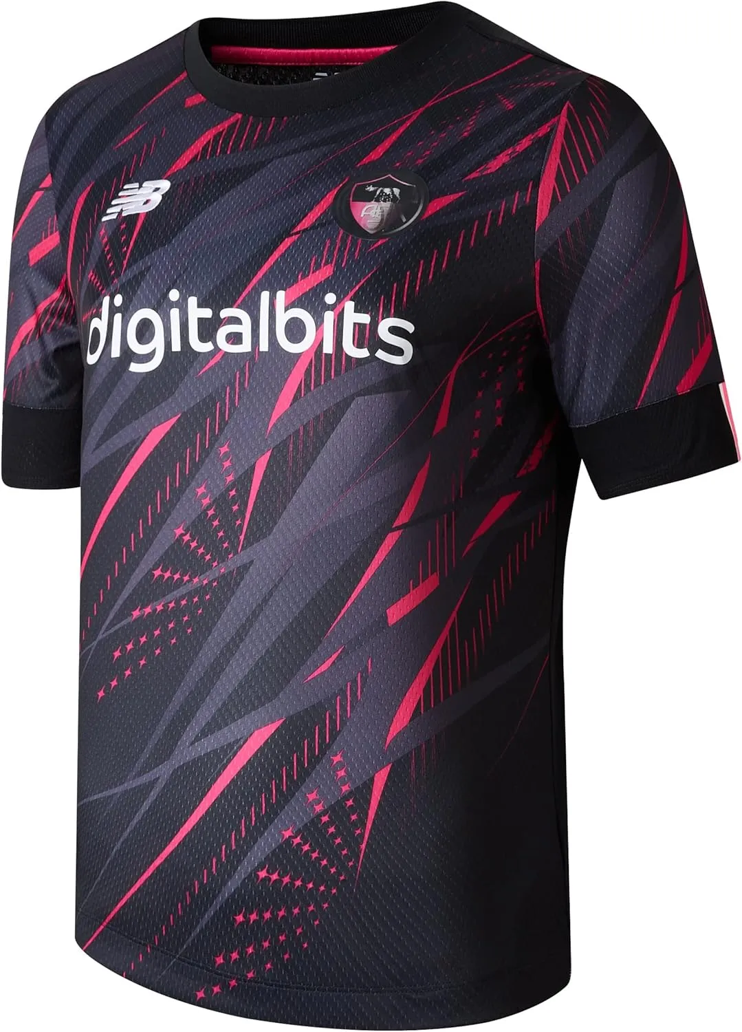 New Balance Men's As Roma Short Sleeve Jersey 22