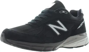 New Balance Mens Auralee x 990V4 Running Sneakers Black - 10 US Mens
