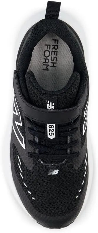 New Balance Unisex-Child Fresh Foam 625 V1 Hook and Loop Running Shoe